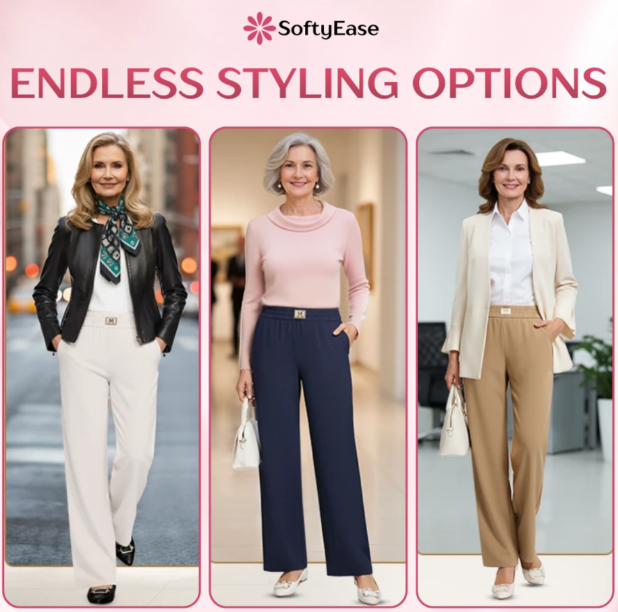 💎 50% DE RÉDUCTION ! 💎 Pantalon Taille Haute en Stretch – Coupe Parfaite, Ceinture Élastique & Douceur Inégalée pour Femme 👖💫