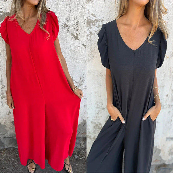 ✨ 2025 nouvelle robe pour femme avec col en V et imprimé léopard