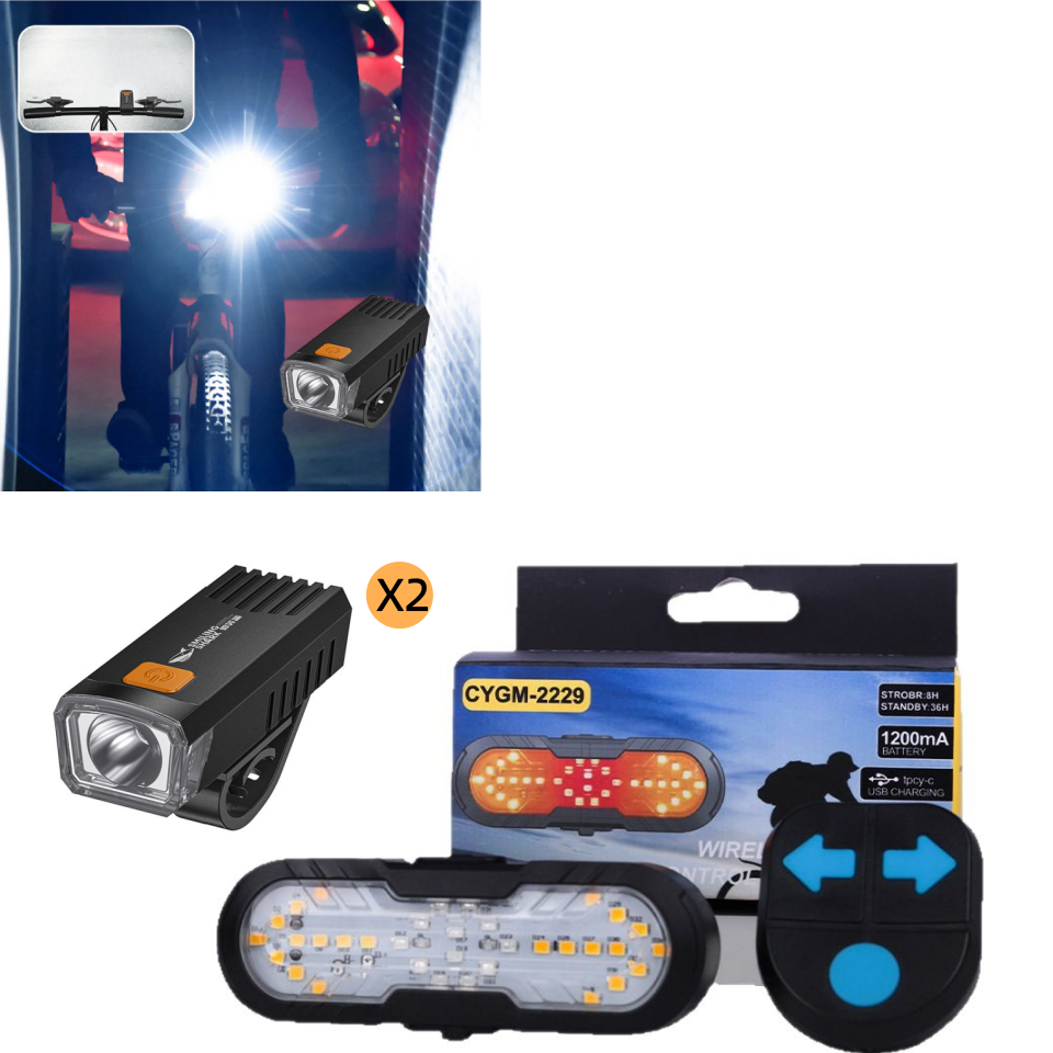 ⏰🔥 OFFRE LIMITÉE : -55 % ! ✨ Feu de sécurité intelligent pour vélo avec télécommande sans fil