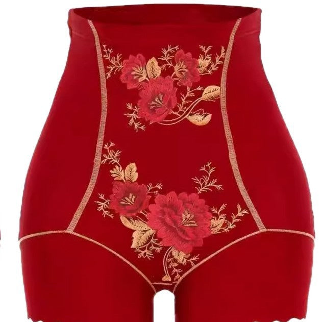 🎀 Shorty Sculptant Taille Haute pour Femme - Effet Gainant & Broderie Fleurie ✨ Maintien optimal, confort respirant et touche élégante pour une silhouette sublimée.