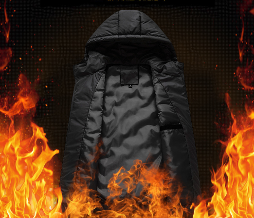 🍂 Confort et superposition faciles | Gilet isolant à capuche et fermeture éclair sur le devant pour homme