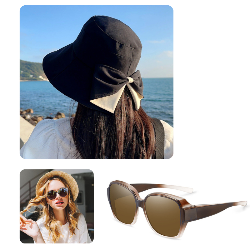 đ PROMO LIMITĂE 50% DE RĂDUCTION ! âš Chapeau de Soleil Femme â Bords Extra Larges, 360° Couverture, Flexible đ