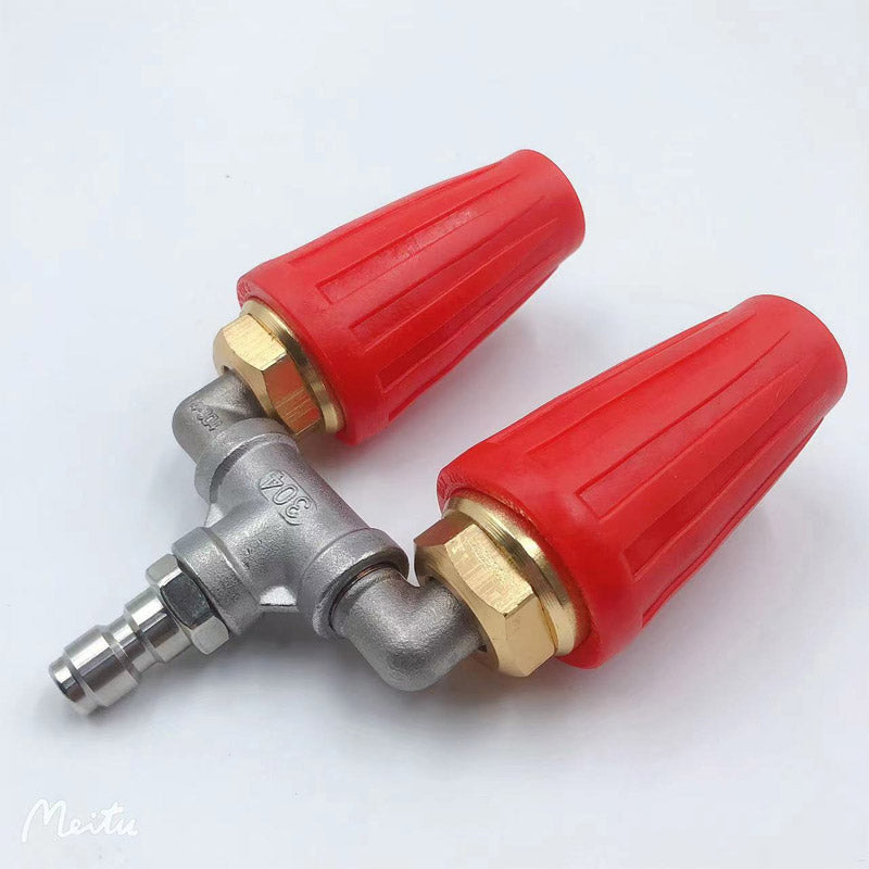 🎯🔥 Offre spéciale : -50 % ! 🚿 Buse Turbo Acier Inox 🌟 – Parfaite pour terrasse, voiture et façade 🏡🚗