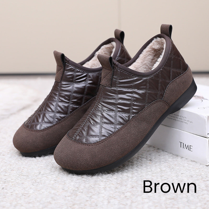Chaussures à Enfiler Imperméables Antidérapantes Rembourrées en Coton