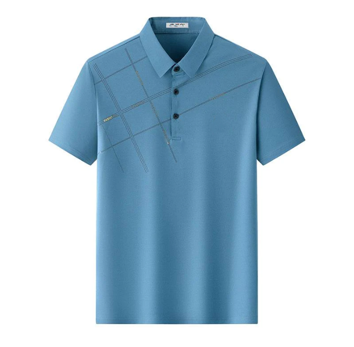 👔Chemise Homme en Tissu Technique ❄️ Fraîcheur Glacée, Respiration Optimale, Léger & Anti-Taches pour l'Été 📢