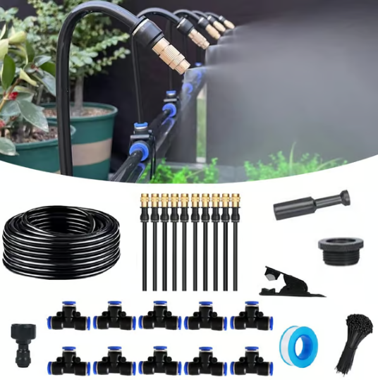 💧 50% DE RÉDUCTION ! 🔥 Système d'Irrigation Automatique de Jardin Incurvé à 360° – Arrosage Uniforme, Économie d'Eau & Installation Facile 🌿
