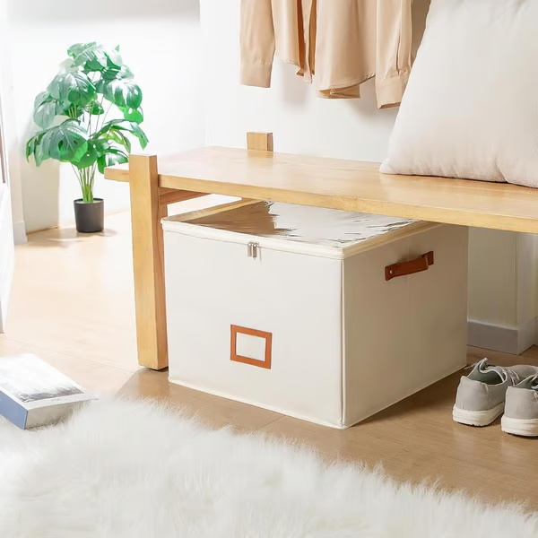 💥Organisateur de chaussures en tissu, boîte de rangement