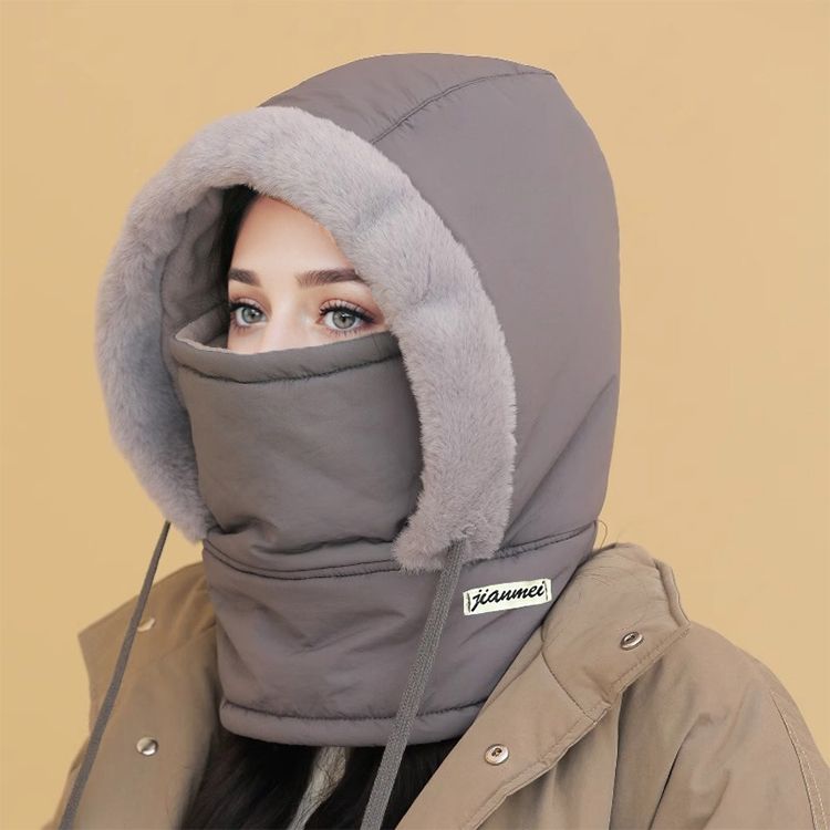 ❄️ Chapeau Thermique Doublé Polaire avec Masque Facial - Protection Intégrale contre le Froid pour Ski/Moto/Ville 🏂🔥