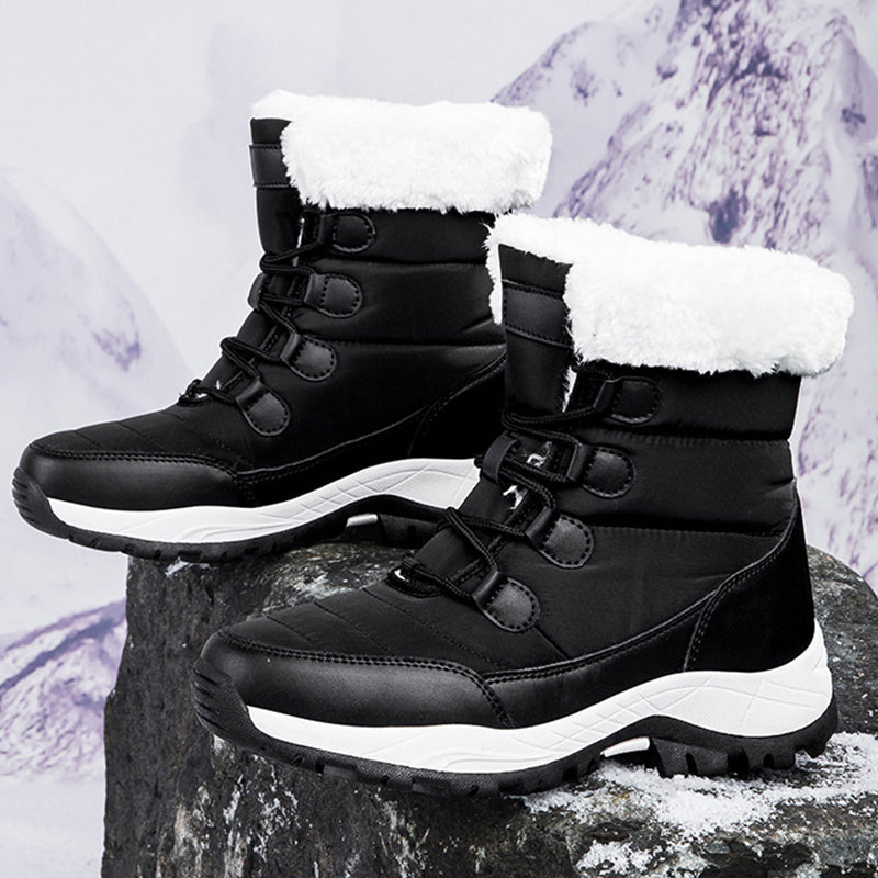 Bottes de neige chaudes antidérapantes tendance pour femmes