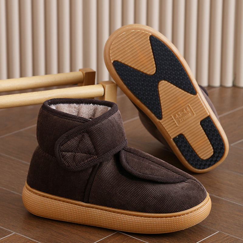 Chaussons chauds, doux et antidérapants