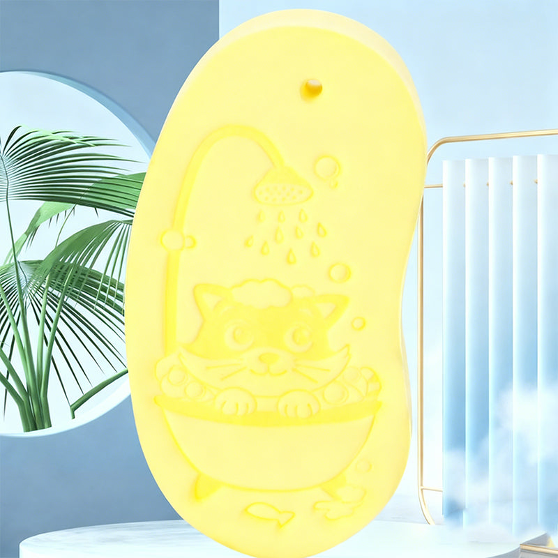Éponge de bain exfoliante douce