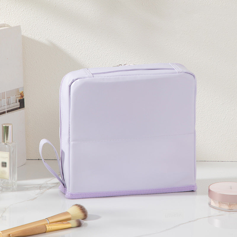 📢📢50 % de réduction !! ⏰Trousse à cosmétiques élégante à compartiments – Style minimaliste, rangement intelligent et ultra-pratique ✨