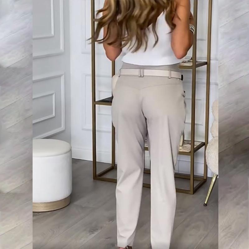 ✨NEW✨ Pantalon décontracté irrégulier de couleur unie pour femmes