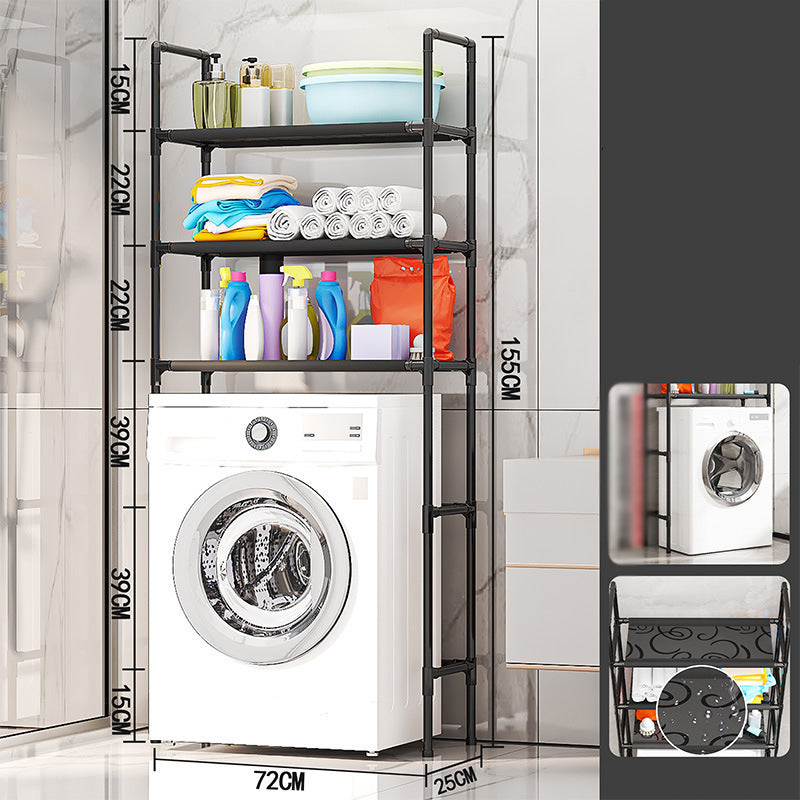 đđ„ ĂtagĂšre de rangement sans perçage salle de bain buanderie fixation adhĂ©sive gain de place installation ultra simple âš