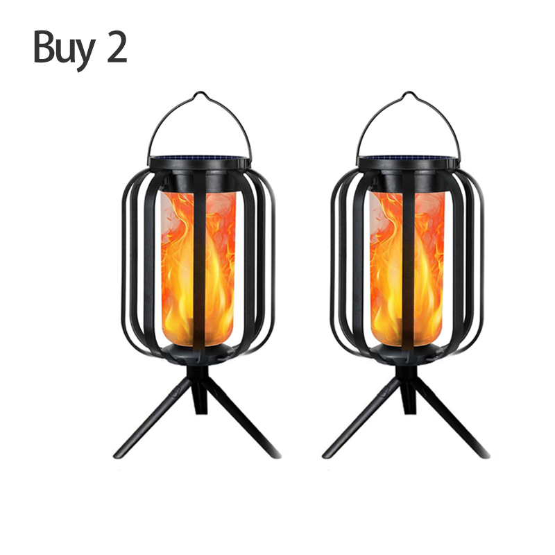 🔥☀️ Lanterne solaire à flamme vacillante étanche, lumière décorative réaliste pour jardin, terrasse et extérieur ✨