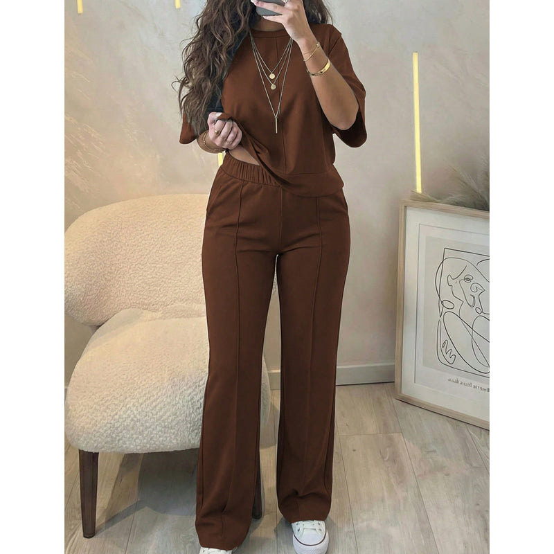 Ensemble de détente féminin au style chic décontracté