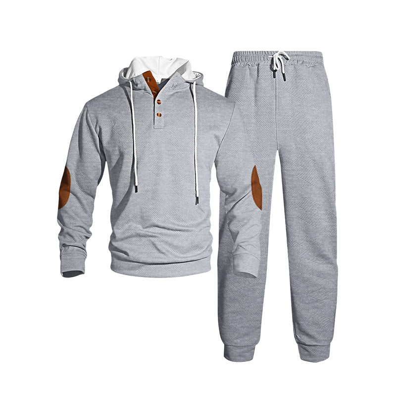 Ensemble de survêtement à capuche décontracté pour homme