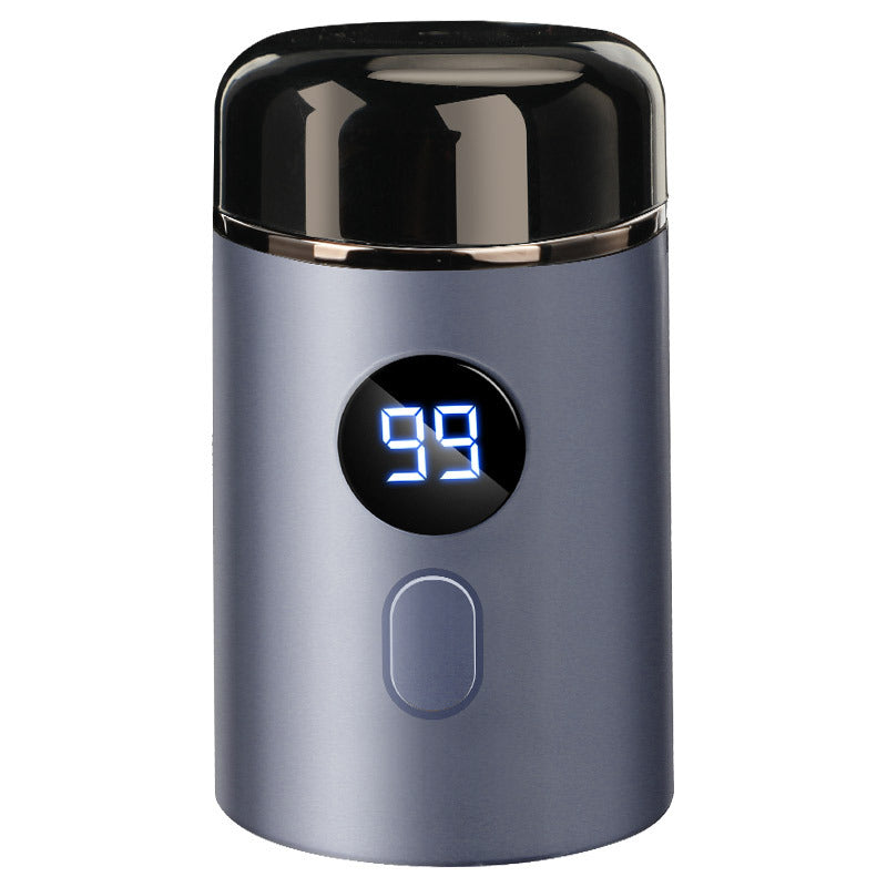 ⚡🪒 PROMO FLASH 50% ! Rasoir Électrique Mini Portable – 15 Lames Turbo Inox, 7200 tr/min, Double Anneau 3D, Usage Sec/Humide, Recharge USB, Autonomie 60min ✨