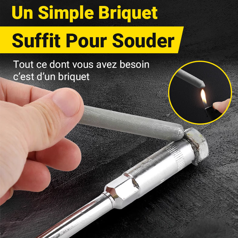 🔥 50 % de réduction ⏳ Baguettes de Soudure Universelles à Basse Température – Soudez Aluminium, Acier & Cuivre en 1 Clic ! 🔧✨