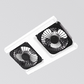 🌬️✨ Ventilateur de plafond double avec éclairage LED – design moderne et télécommande pour le salon et la chambre à coucher