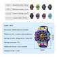 Montre digitale multifonctionnelle LED étanche