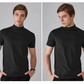 📢📢50 % de réduction !! ⏰T-shirt slim fit à col montant pour homme