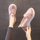 Chaussures antidérapantes respirantes orthopédiques pour femmes avec soutien de la voûte plantaire