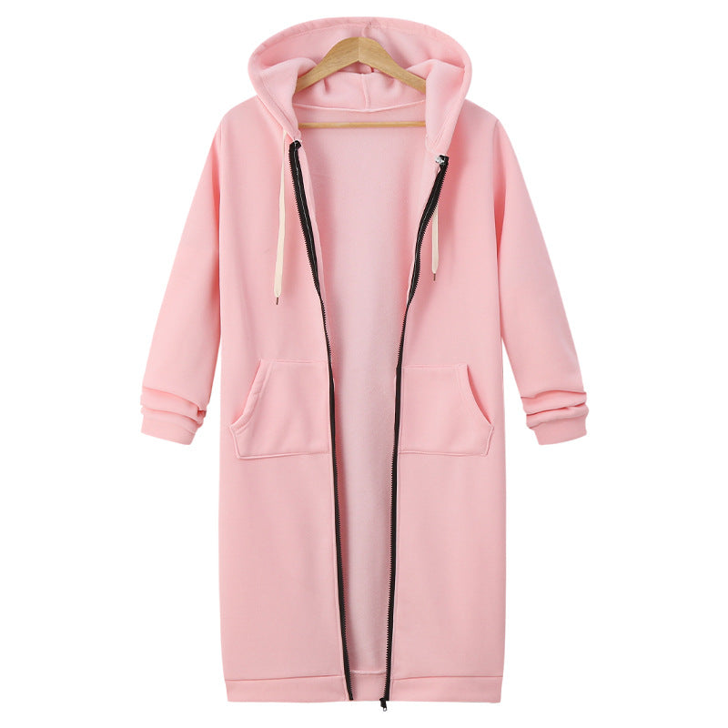 🔥Dernier jour de la promotion : 50 % de réduction🔥✨Polo à capuche en polaire avec fermeture éclair pour femmes