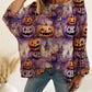 🎃Pull en maille ample à manches chauve-souris pour femme, thème Halloween🎁