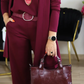 Ensemble 3 pièces élégant comprenant un cardigan long, un haut et un pantalon🔥LIVRAISON GRATUITE