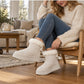 Bottes de neige à plateforme mi-mollet pour femmes
