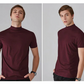 📢📢50 % de réduction !! ⏰T-shirt slim fit à col montant pour homme