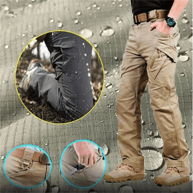 🔥 50% DE RÉDUCTION ! 🌧️ Pantalon Tactique Imperméable pour Homme – 10 Poches, Respirant & Ultra-Résistant, Idéal Rando, Trek ou Usage Quotidien ! 💪