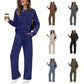 📢📢 50 % de réduction !! ⏰ Ensemble Femme Confort – Haut ras du cou + pantalon à cordon ajustable 👕👖 | Doux, respirant & ultra-polyvalent ✨