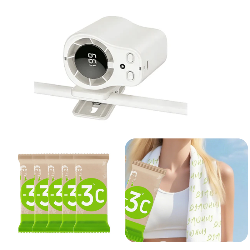 🌀🌬️ PROMO FLASH 50% ! Ventilateur Personnel USB Mains Libres – Fixation Grille Aération Voiture ou Bureau, Écran LED, Silencieux (<36dB), Batterie 2000/4000mAh, 3 Couleurs 🚗