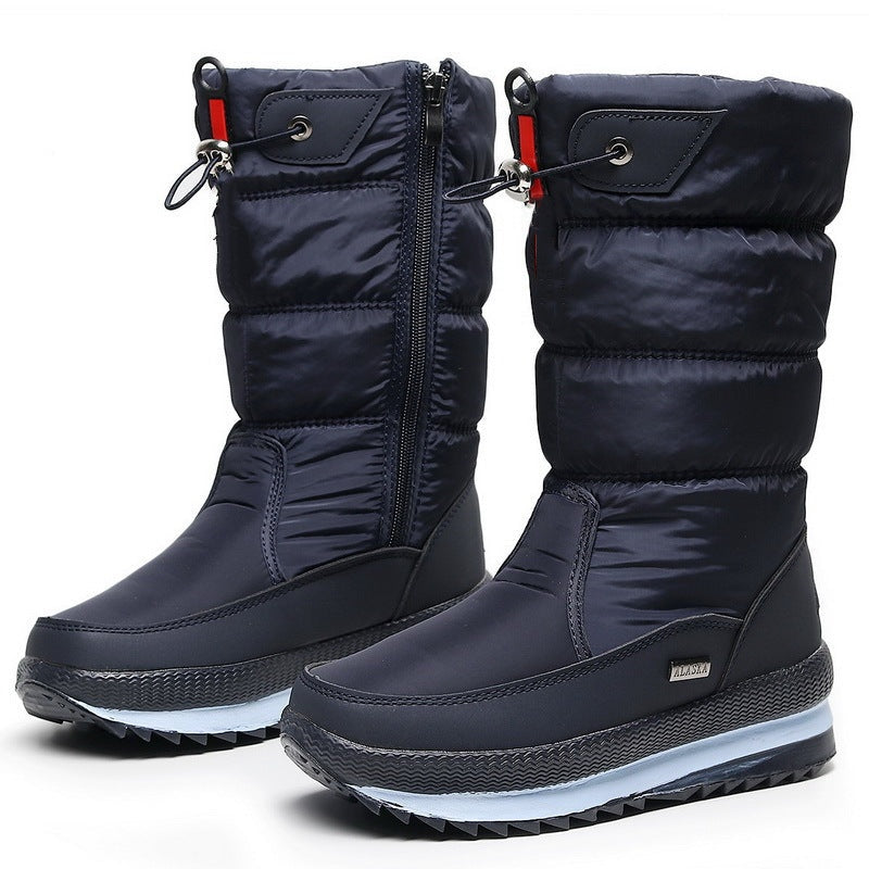 ✨Cadeau idéal - Bottes de neige de haute qualité, sans glissement et imperméables en fourrure synthétique pour les femmes👍