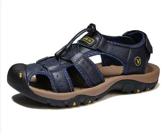 Chaussures de plage d'extérieur en cuir confortables
