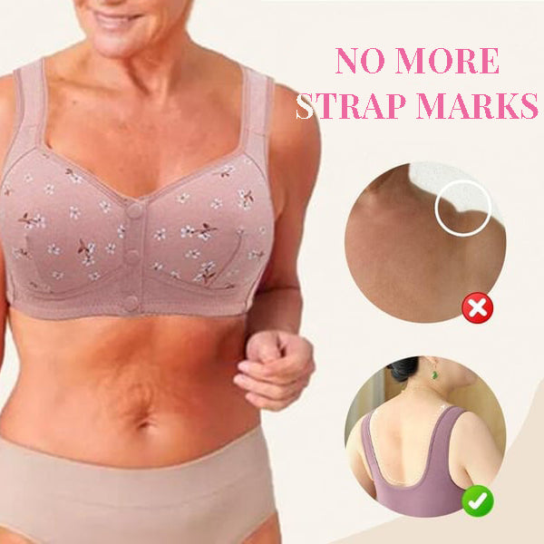 Soutien-gorge à boutons frontaux confortable et pratique