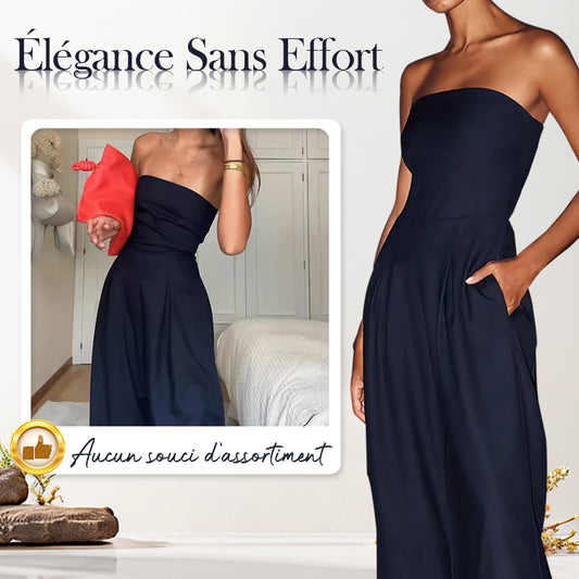 🌲Jumpsuit sans manches avec poches💝