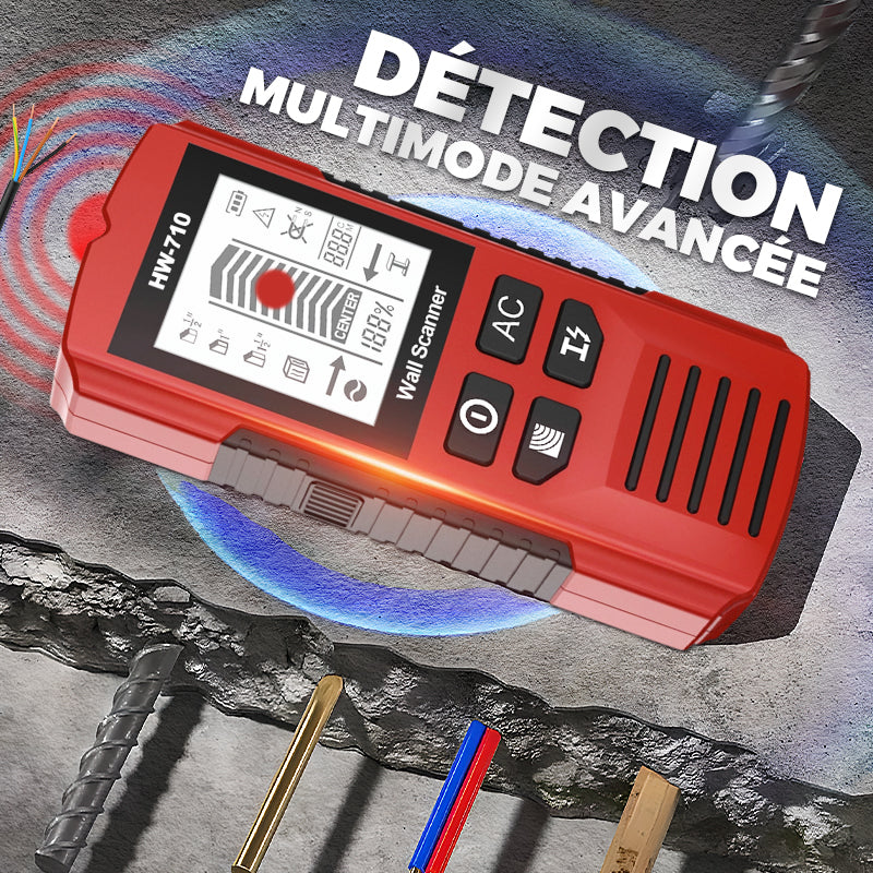 💎 50% DE RÉDUCTION ! 💎 Détecteur Mural Portable Multifonction – Essai Gratuit de 30 Jours, Remboursement Garanti 🔍🛡️