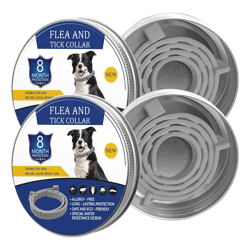 Colliers anti-puces et anti-tiques ajustables pour chiens et chats
