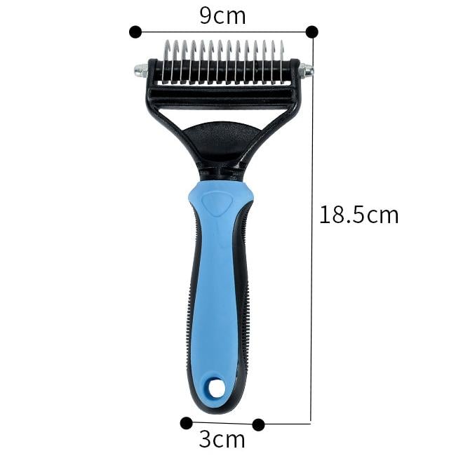 💐50% DE RÉDUCTION ! Peigne démêlage pour chiens/chats – Poils longs & courts efficace 🌀🐩【Stock Limité】