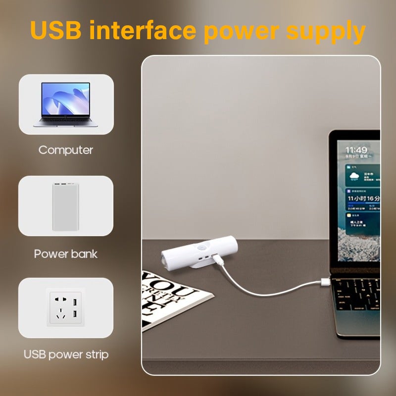 💎 ACHETEZ 3, OFFERT 1 ! 💎 Lampe d’Ambiance LED Rechargeable avec Capteur de Mouvement – Détection Intelligente, Éclairage RVB & Installation Magnétique