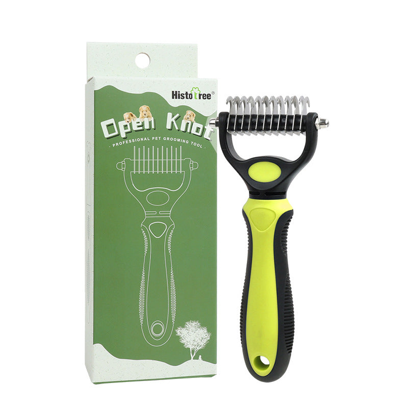 💐50% DE RÉDUCTION ! Peigne démêlage pour chiens/chats – Poils longs & courts efficace 🌀🐩【Stock Limité】