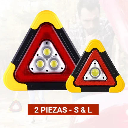 🚗Grande promotion - 50% de réduction🆘3-EN-1 Lampe de Signalisation d'Urgence Solaire Triangulaire pour le Bord de Route✨