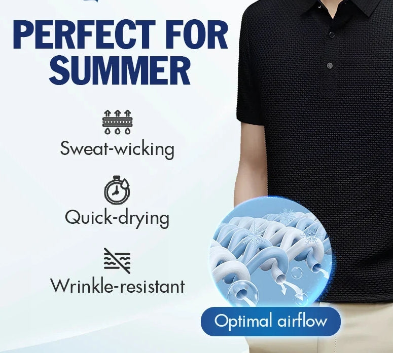 ✨ Chemise Homme en Soie Glacée - Texture Luxueuse et Respirante pour Événements Élégants ou Quotidien 🎩🔥