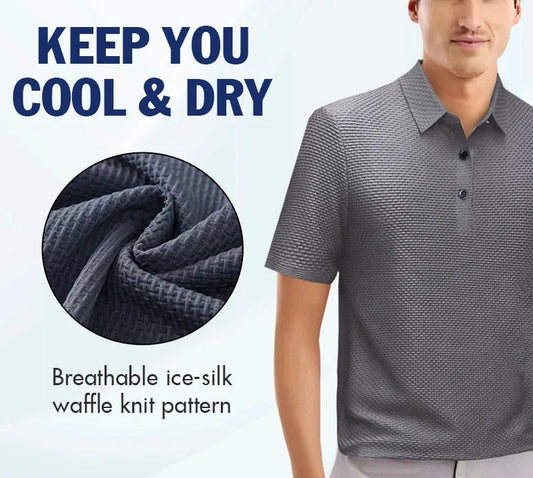 ✨ Chemise Homme en Soie Glacée - Texture Luxueuse et Respirante pour Événements Élégants ou Quotidien 🎩🔥