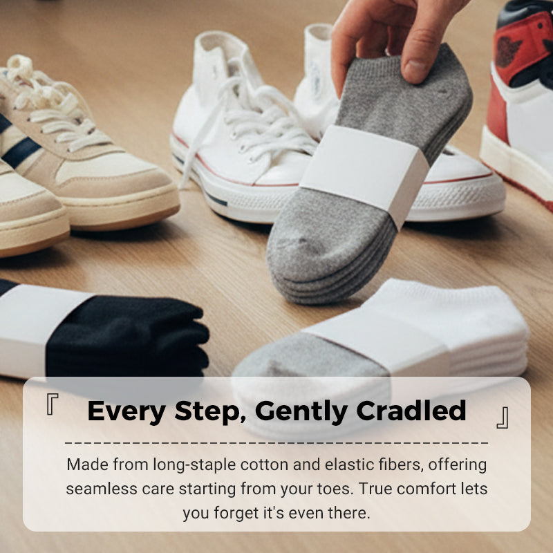 3 Paires🎁Chaussettes basses respirantes 100 % coton
