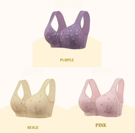 Soutien-gorge à boutons frontaux confortable et pratique