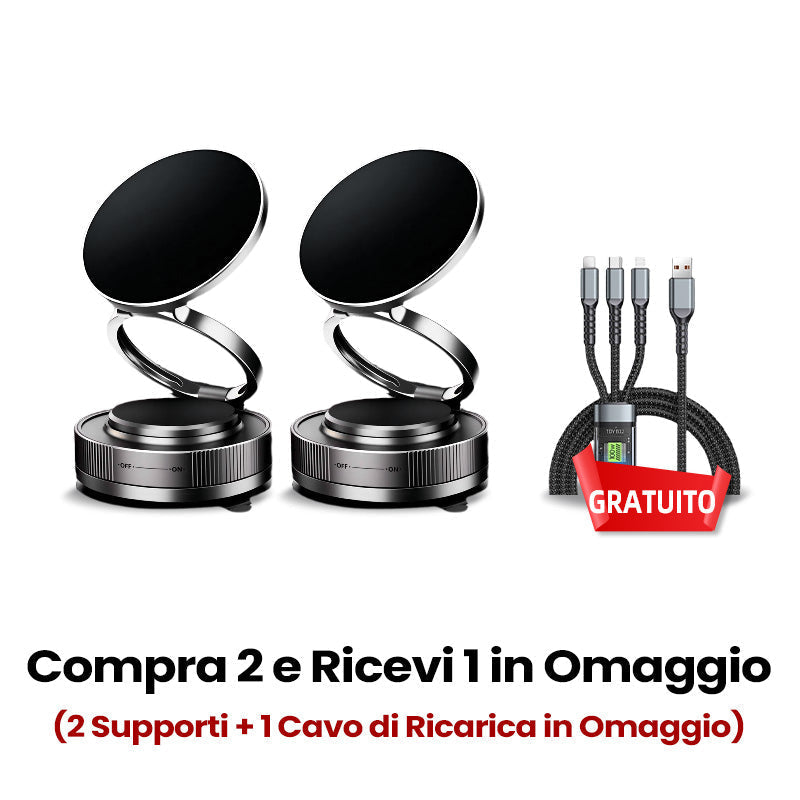 🔥Acquista di più e risparmia di più🔄Supporto magnetico per telefono regolabile a 360°📱🚗